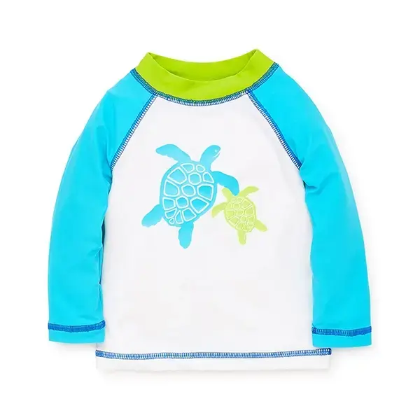 【Little Me】烏龜長袖防護泳衣