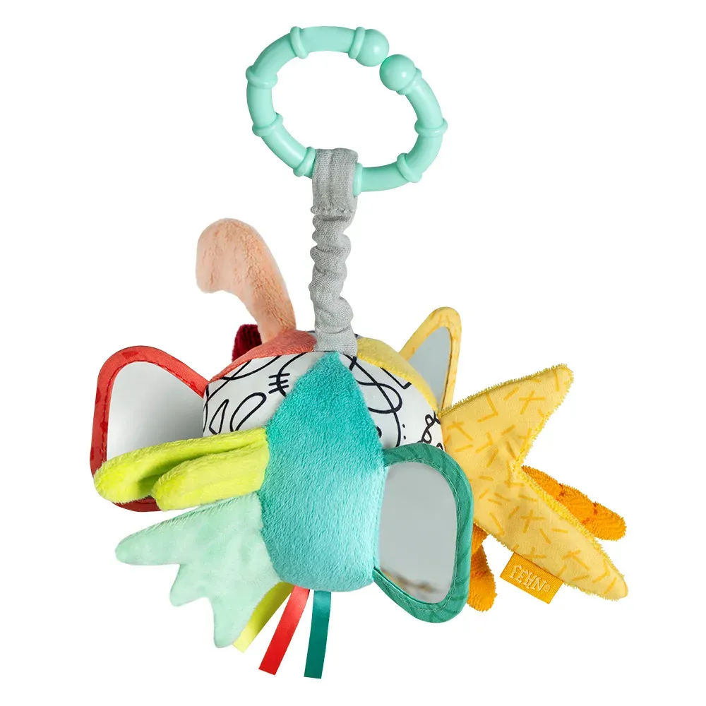 【FEHN芬恩】彩虹樂園吊掛布質玩具球