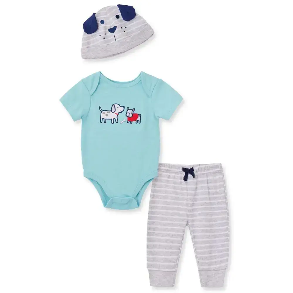 【Little Me】小狗連身衣/長褲/帽子