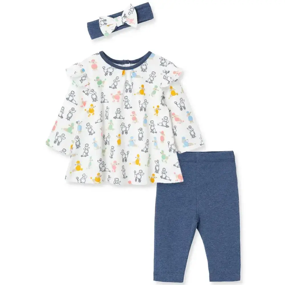 【Little Me】貴賓狗上衣/長褲/髮帶