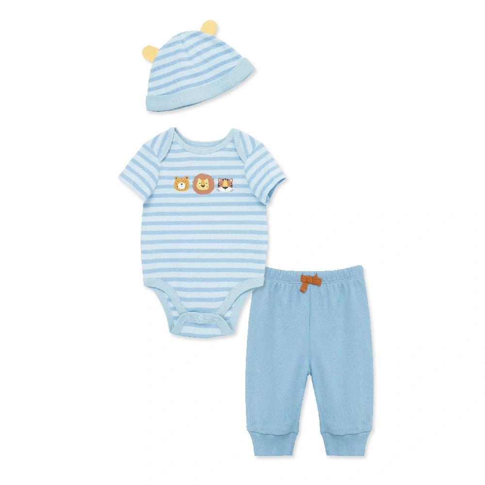 【Little Me】斑紋動物連身衣/長褲/帽子