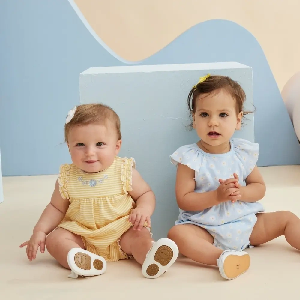 【Little Me】雛菊短兔裝二入組