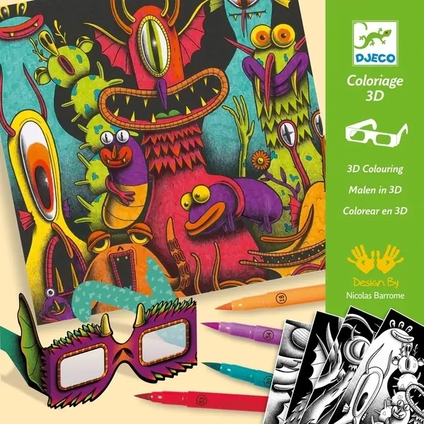 【DJECO智荷】視覺藝術/怪物探險