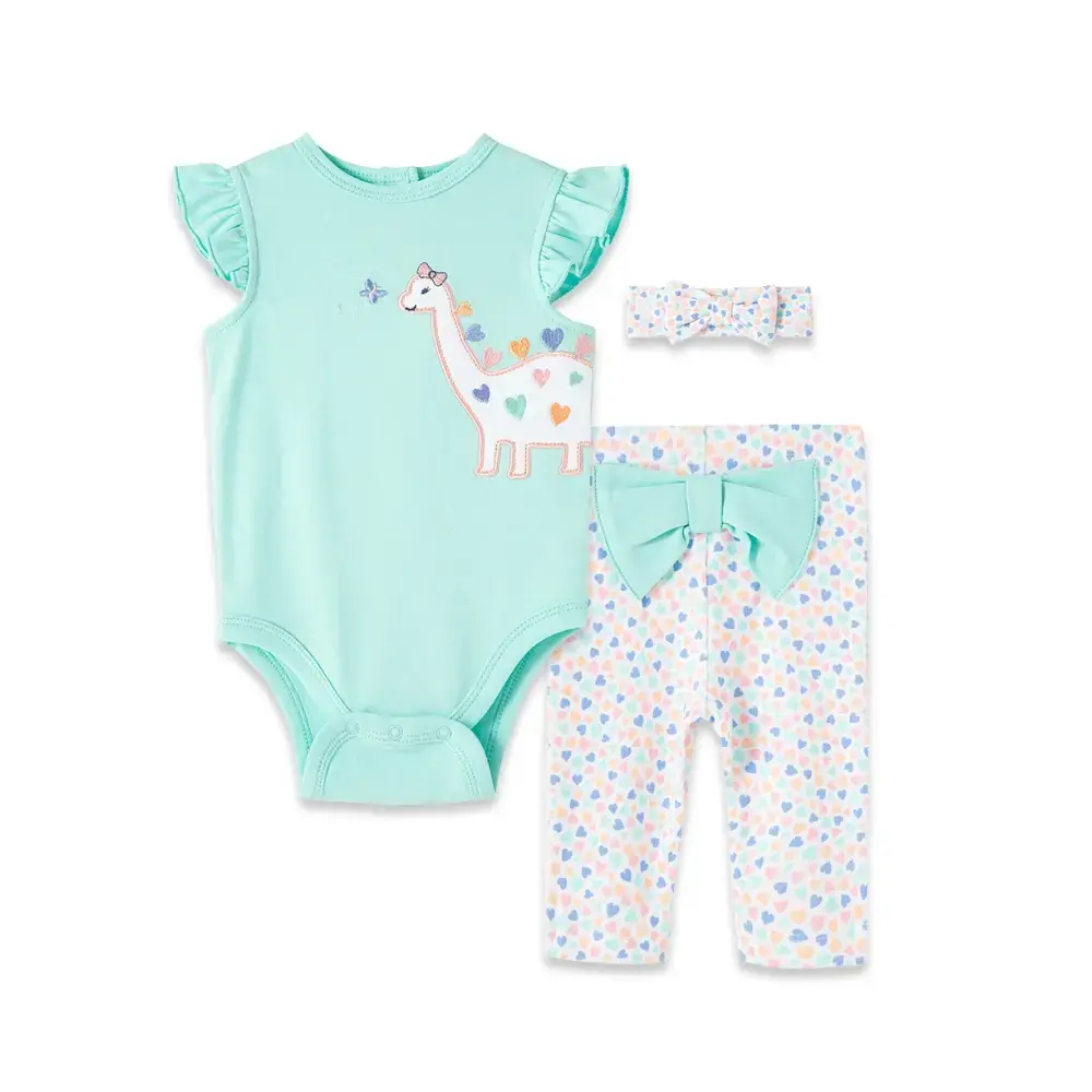 【Little Me】女恐龍連身衣/長褲/髮帶