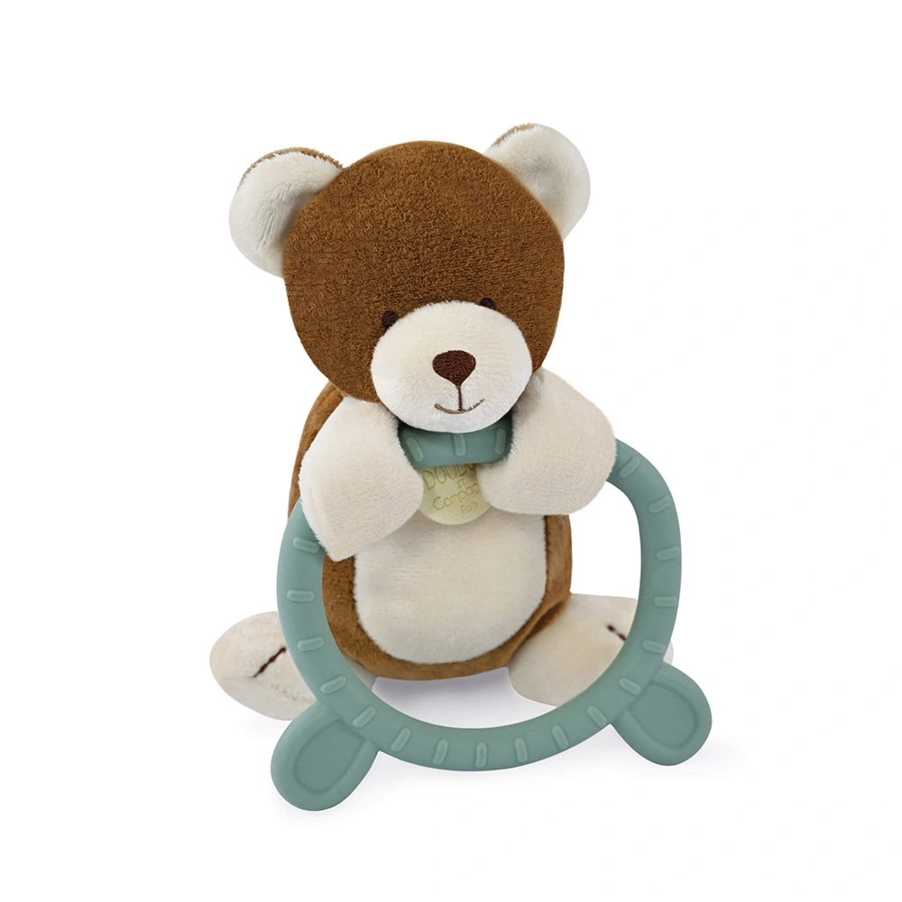 【Doudou】呼拉圈咬牙器娃娃/咖熊