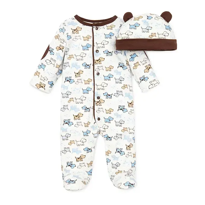 【Little Me】可愛狗連腳兔裝＋帽子