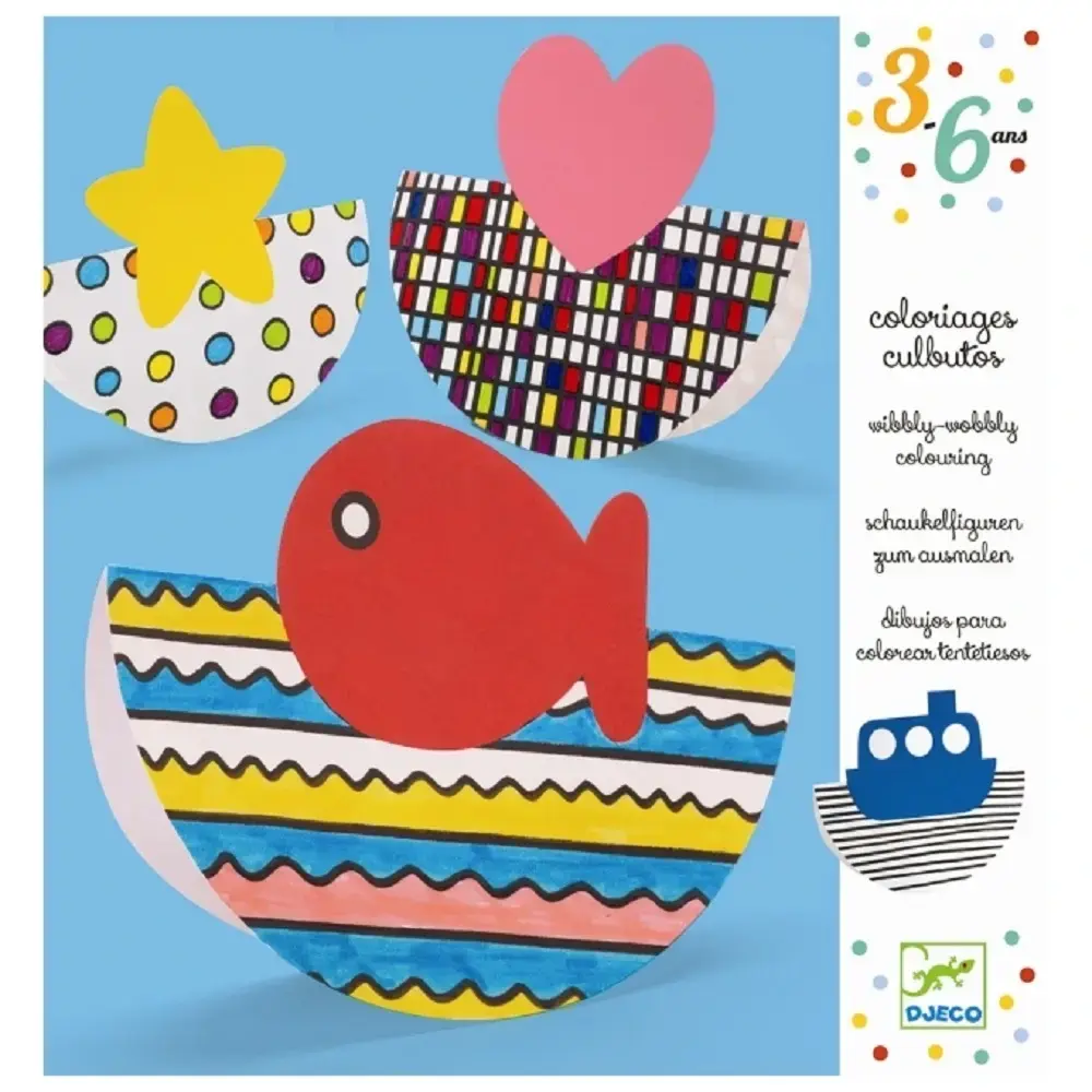 【DJECO智荷】彩繪系列/搖搖船