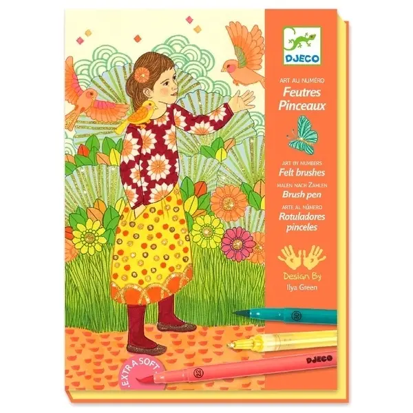 【DJECO智荷】彩繪藝術/少女的祕密花園