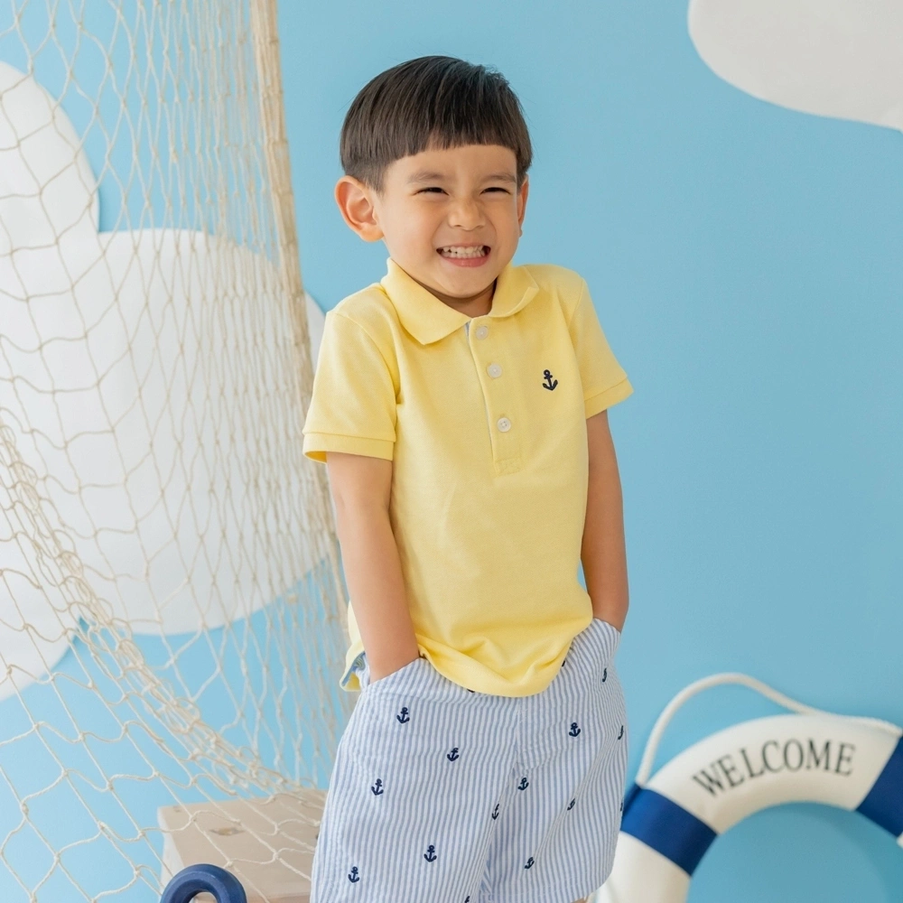 【Little Me】船錨POLO衫/短褲