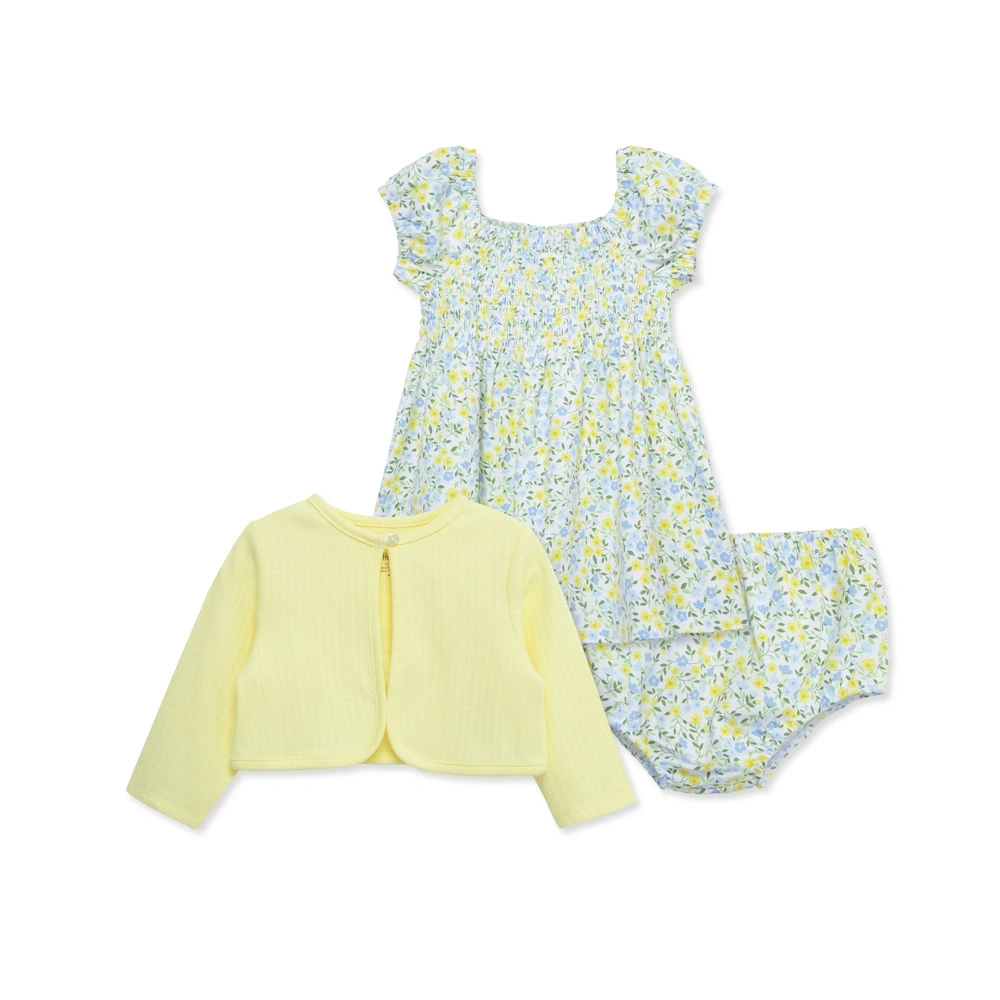 【Little Me】小花外套/泡泡袖洋裝/褲