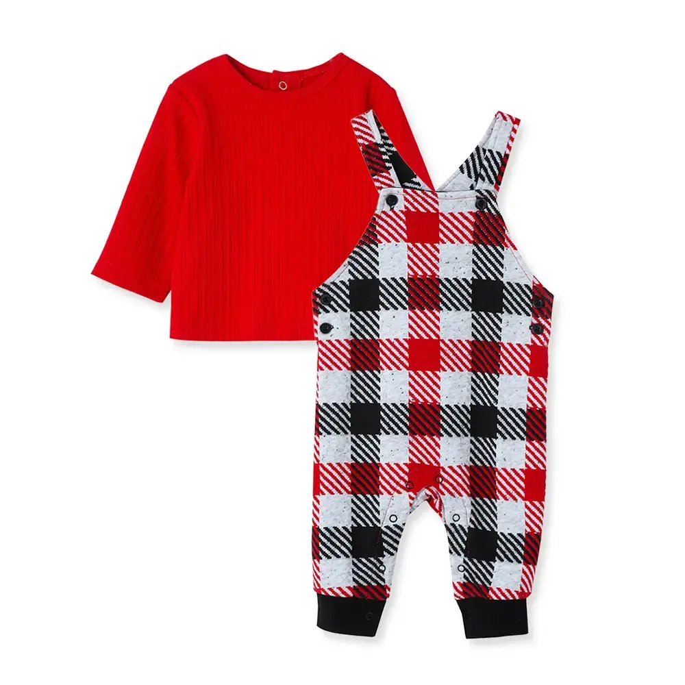 【Little Me】帥氣吊帶褲套裝