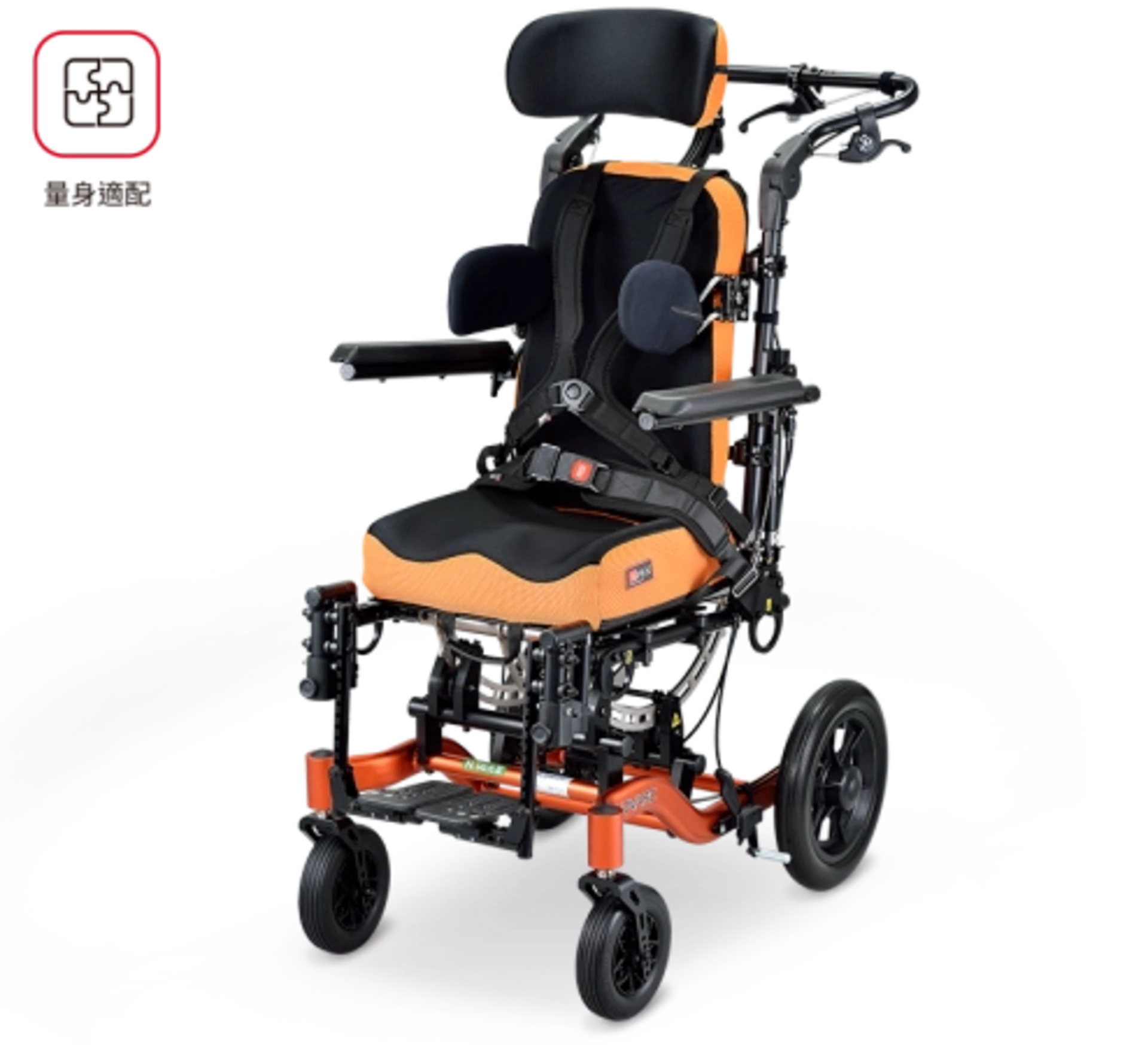 光星NOVARC 擺位型輪椅仰躺+ 空中傾倒(輪椅C款、附加功能A+B+C)