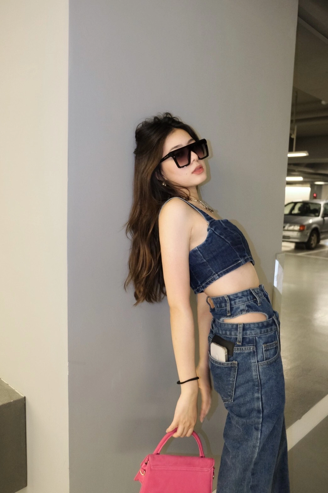 Manhattan Denim Top | YUYU