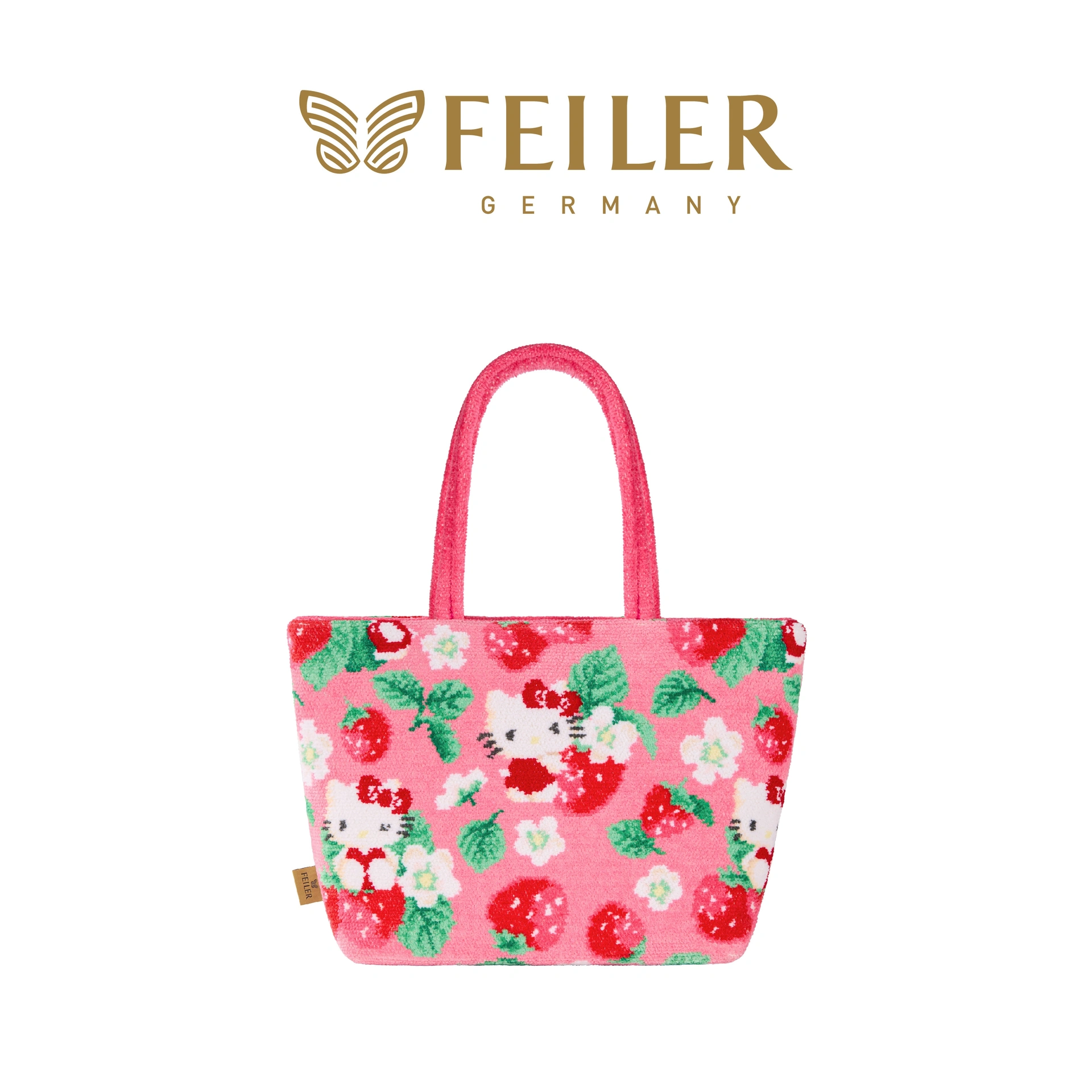 feiler】Hello Kitty草莓物語手提包(31X20X11)