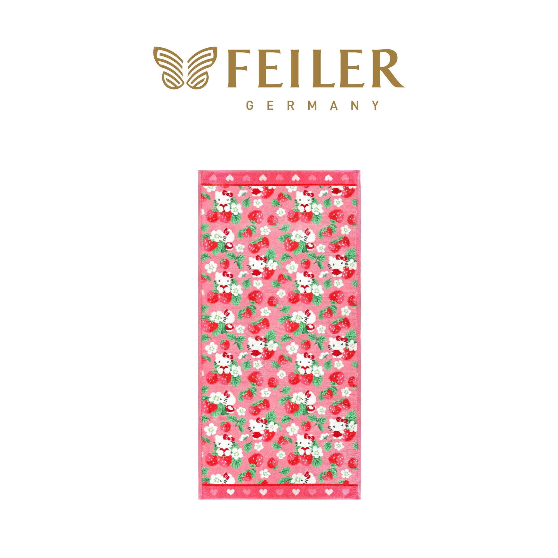 feiler】Hello Kitty 草莓物語手巾(50x100)