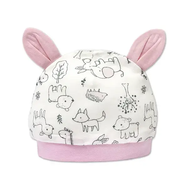 【Baby City娃娃城】天絲棉帽子／可愛粉