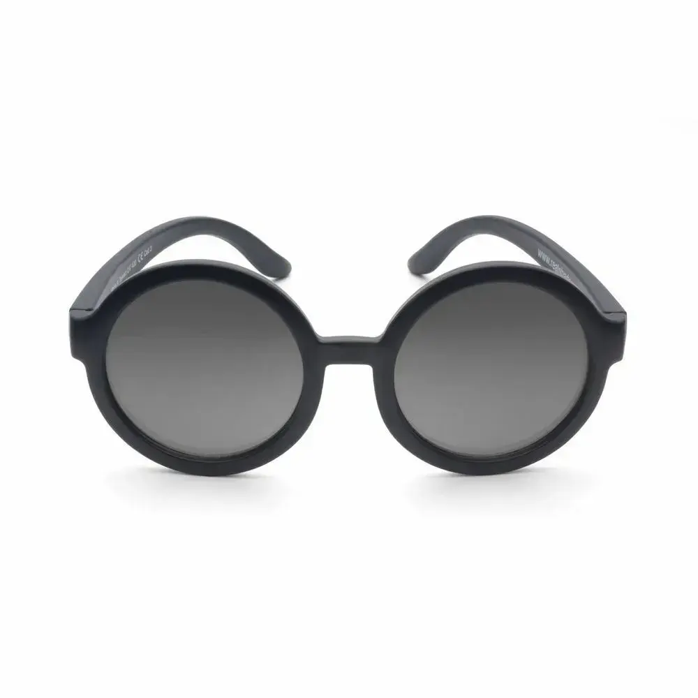 【RKS】潮流圓框4-7太陽眼鏡/亞光黑