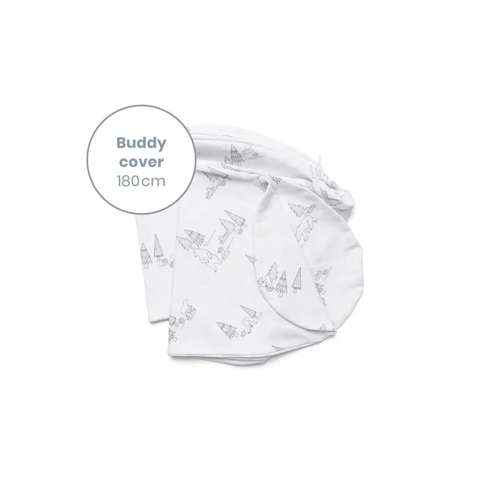 【Doomoo】 有機棉舒眠月亮枕套/小熊家族