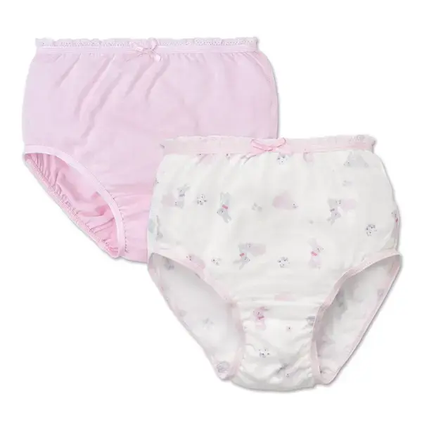 【Baby City娃娃城】粉兔天絲女內褲/2入