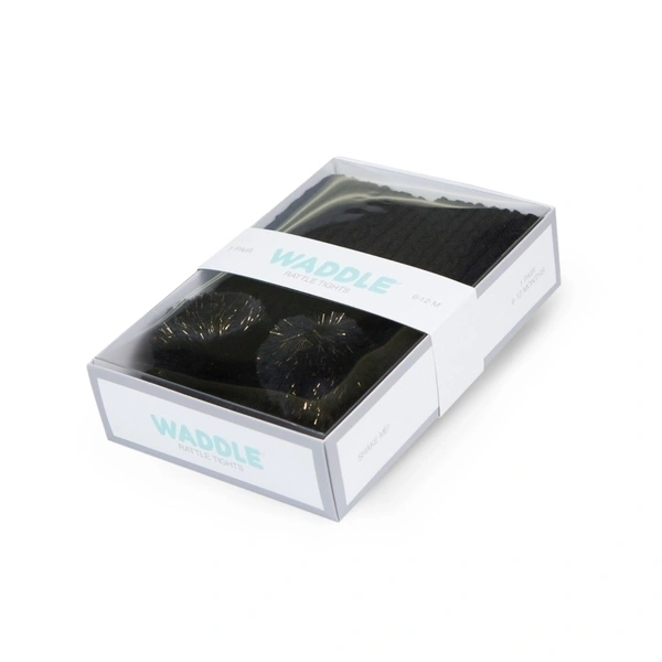 【Waddle維特】澎澎球立體褲襪(黑)