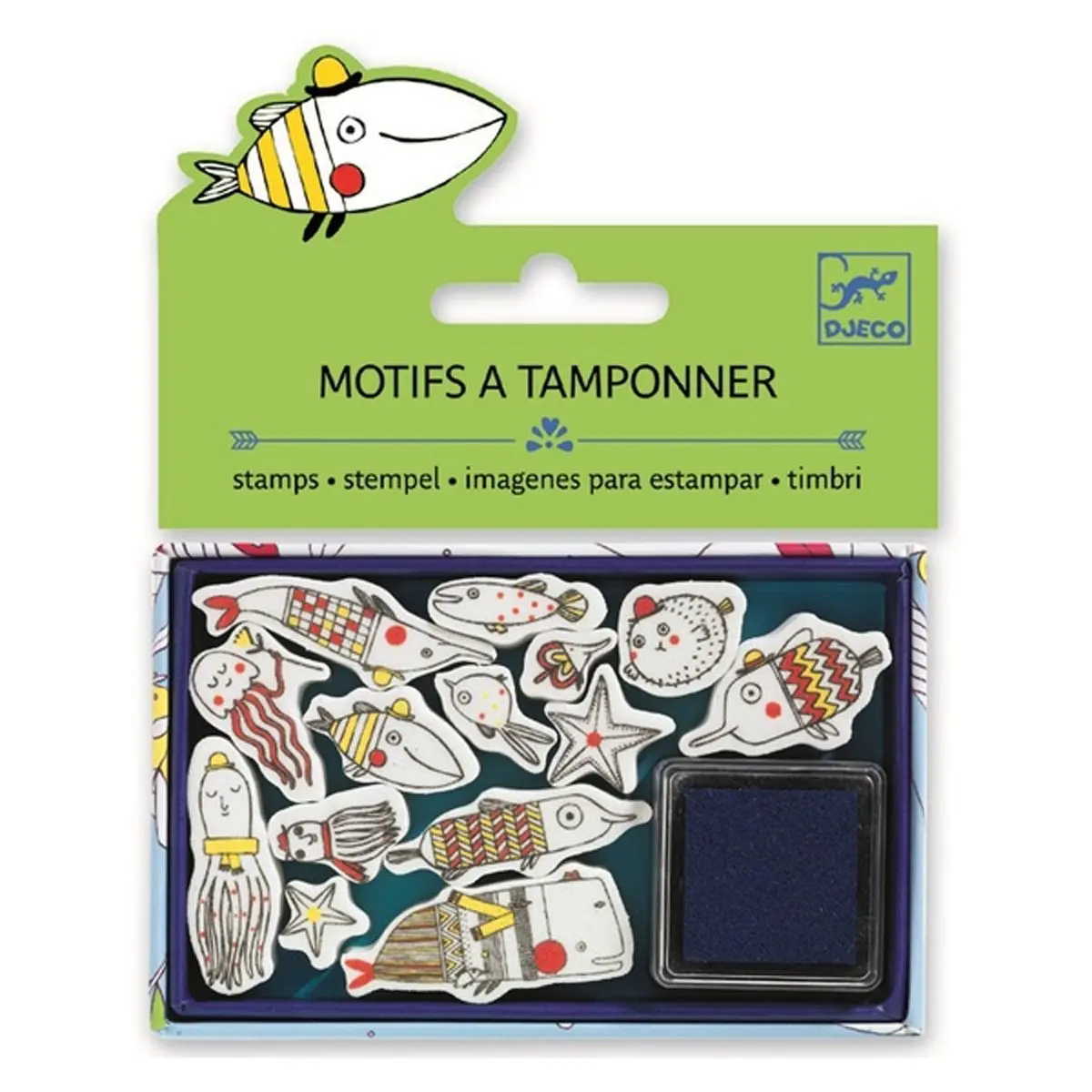 【DJECO智荷】印章組/有趣魚兒