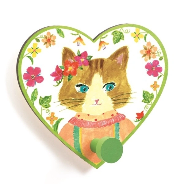 【DJECO智荷】收納用品/甜蜜貓兒掛勾