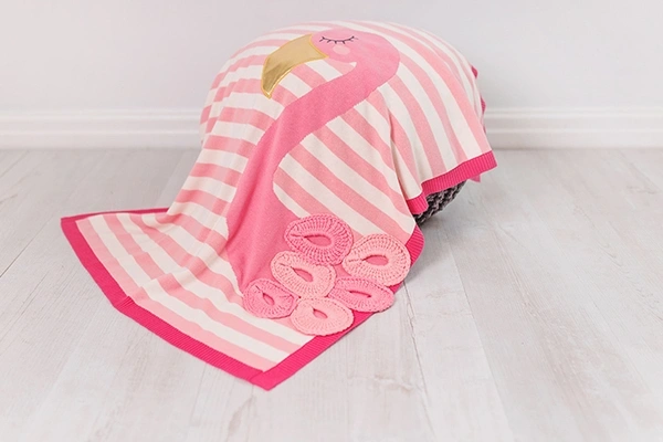 【Bizzi Growin】紅鶴蓋毯《出清優惠》