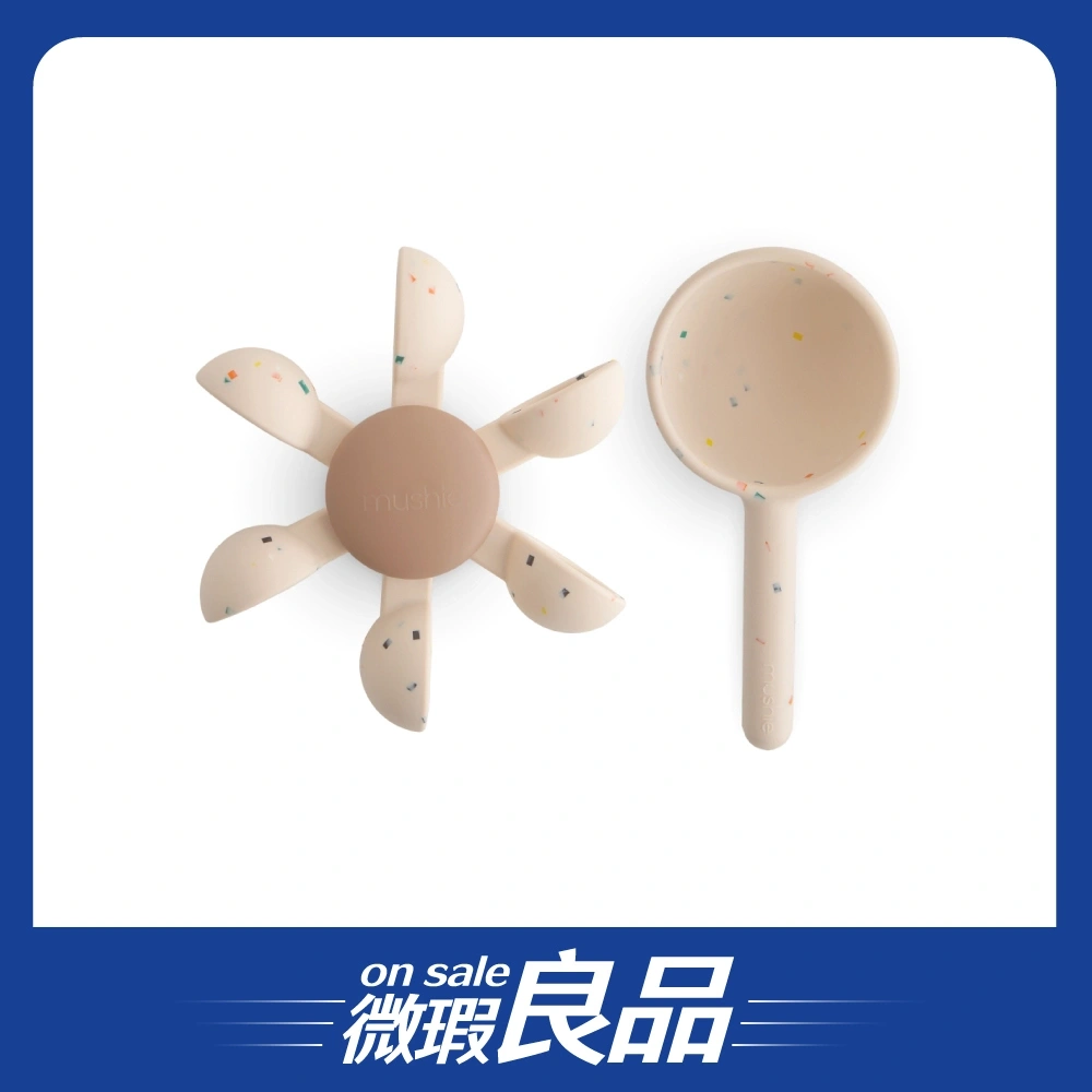 【盒損良品】【mushie】吸盤轉轉洗澡玩具(含遊戲勺子)