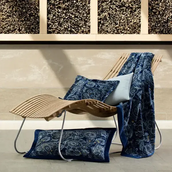 【feiler】藍色圖騰浴巾(75x150)