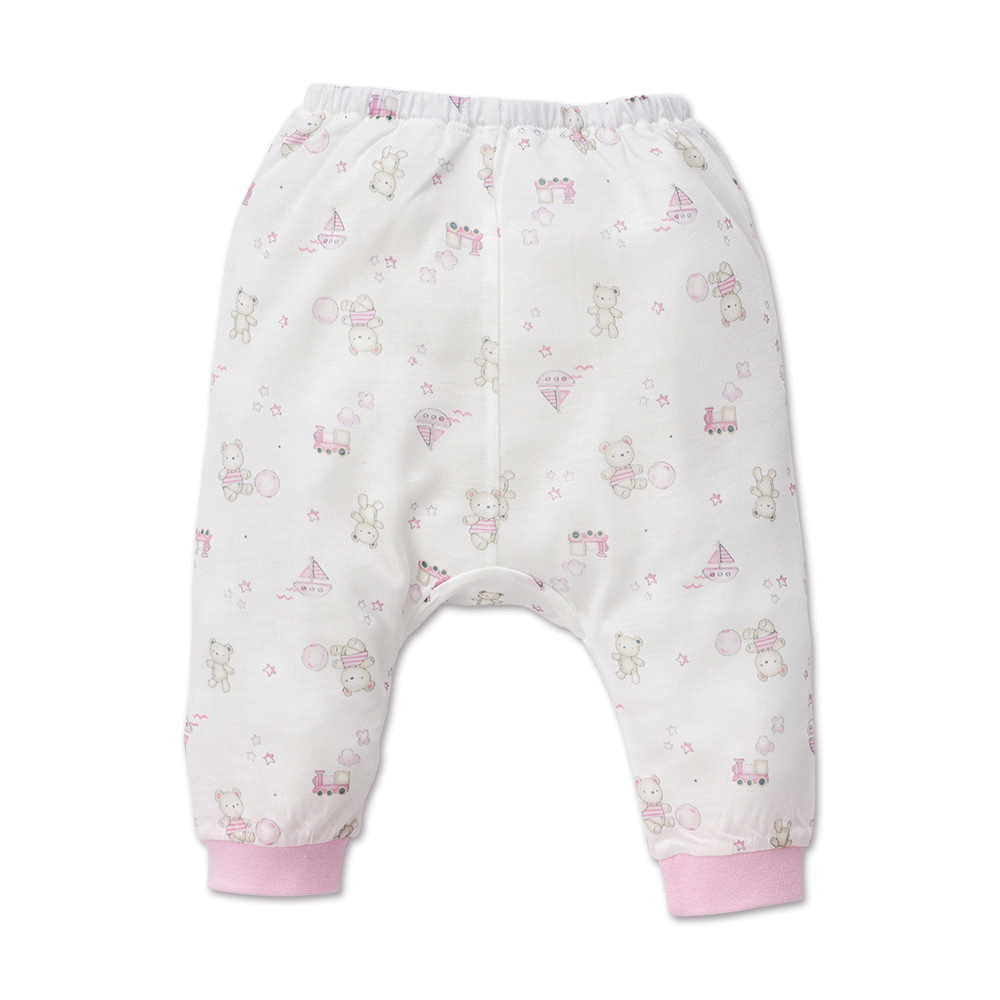 【Baby City娃娃城】天絲棉初生褲-玩具熊／2色
