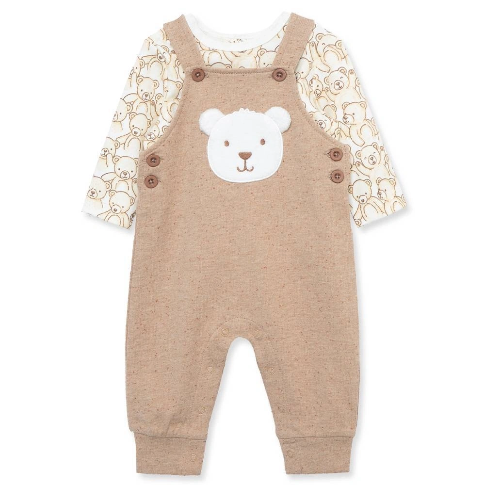 【Little Me】小熊吊帶褲套裝