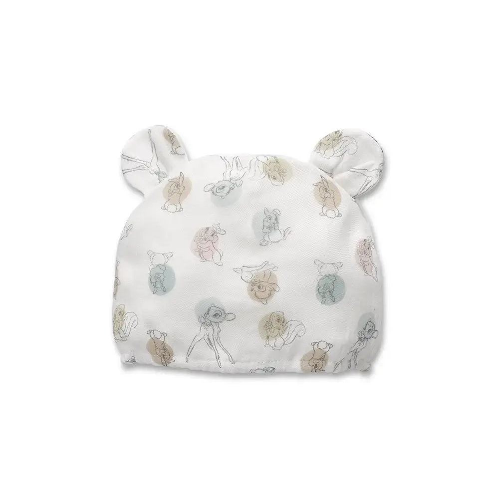 【Baby City娃娃城】斑比造型紗布嬰兒帽