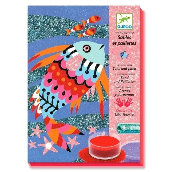 【DJECO智荷】沙畫藝術/彩虹魚