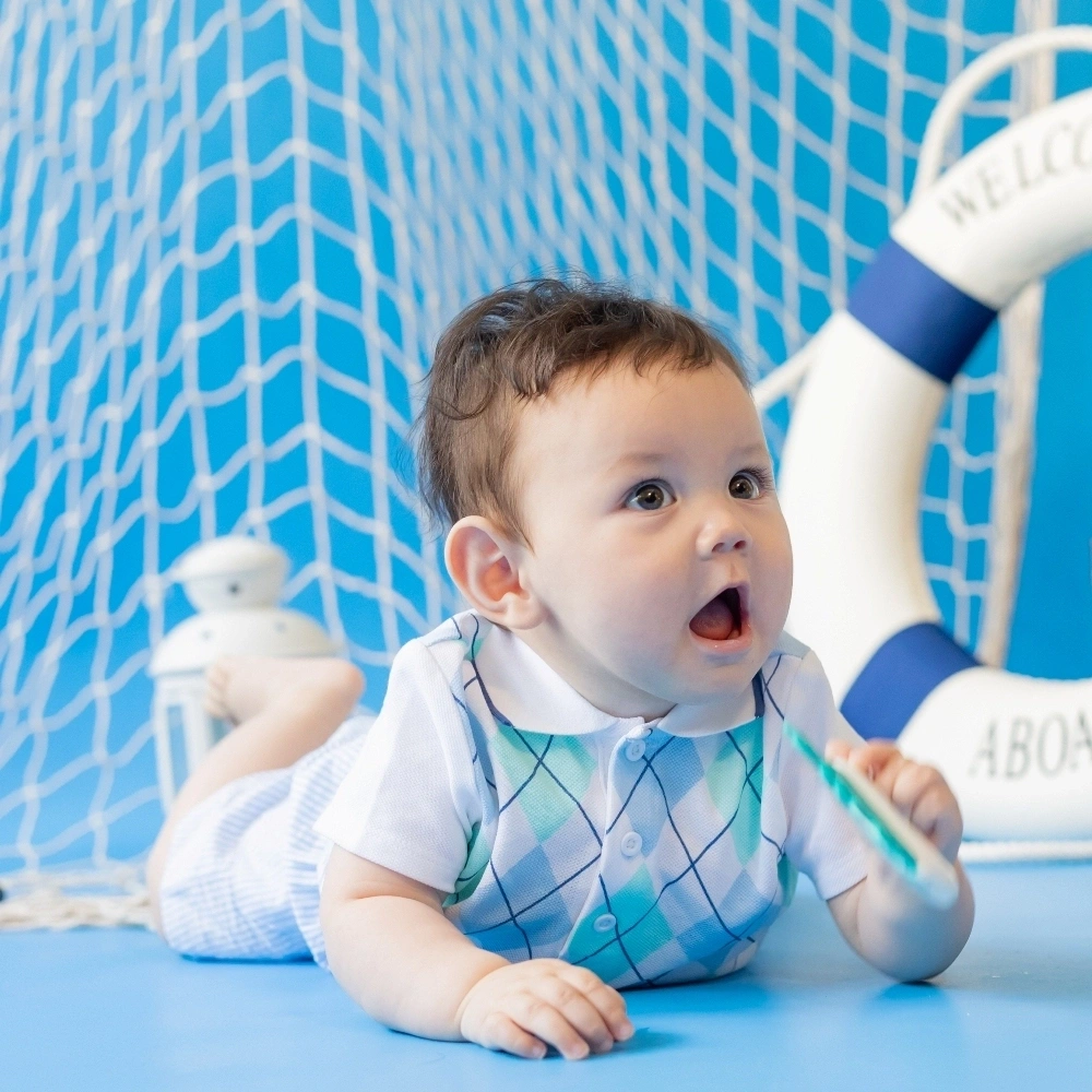 【Little Me】菱格休閒上衣/褲子