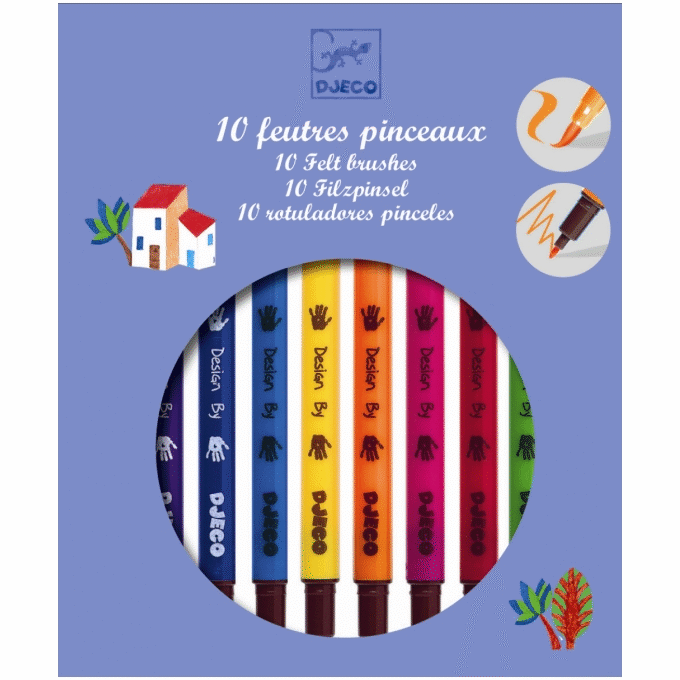 【DJECO智荷】彩繪雙頭彩繪筆/2款