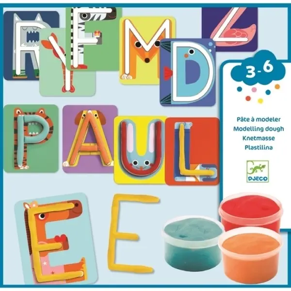 【DJECO智荷】創意手捏土/俏皮字母