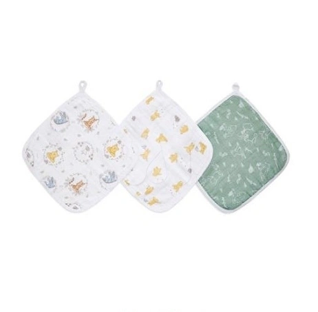 【Aden & Anais】方巾3入/維尼朋友