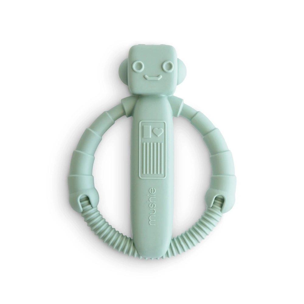 【mushie】矽膠有聲固齒器/機器人