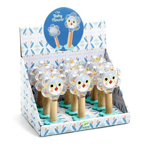 【DJECO智荷】寶貝花圈手搖鈴