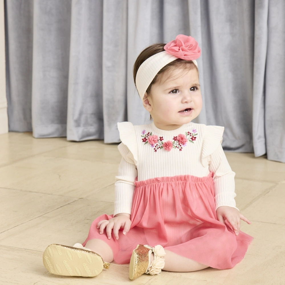 【Little Me】花環紗裙/髮帶