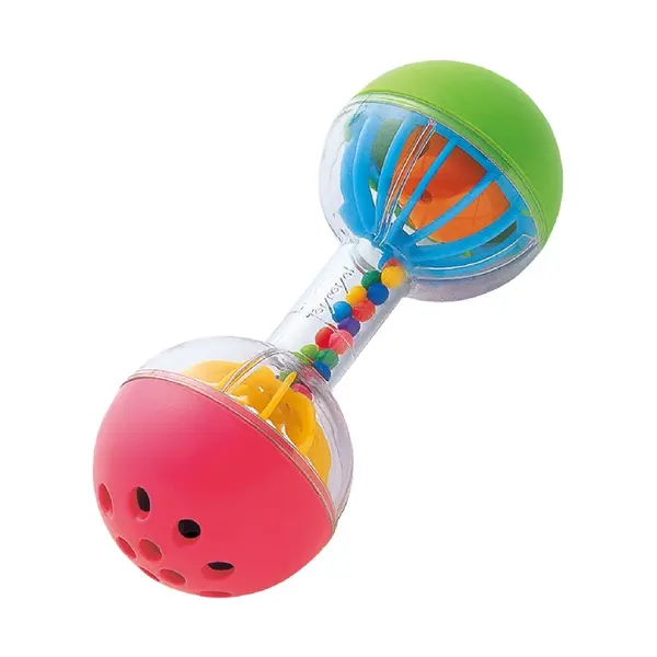 【TOYROYAL樂雅】可消毒啞鈴手搖鈴