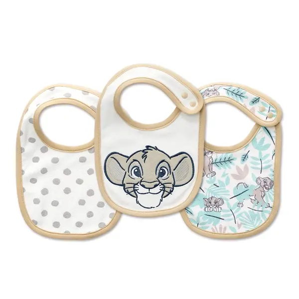 【Baby City娃娃城】獅子王圍兜3入組