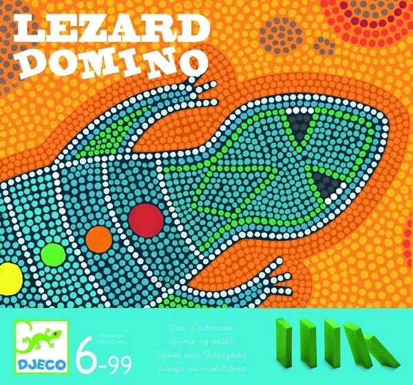 【DJECO智荷】主題遊戲/蜥蜴骨牌