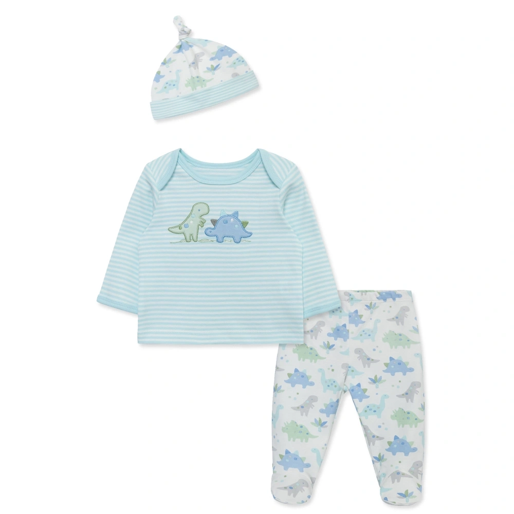 【Little Me】可愛恐龍上衣/連腳褲/帽子