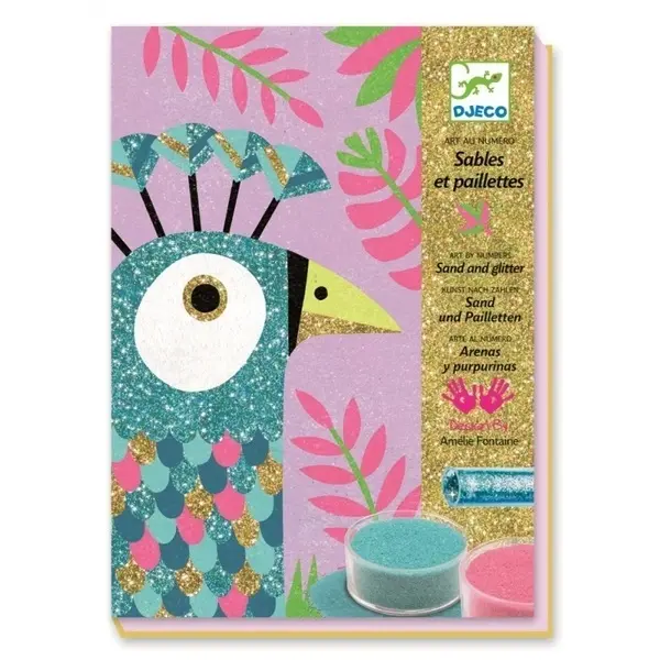 【DJECO智荷】沙畫藝術/閃亮孔雀