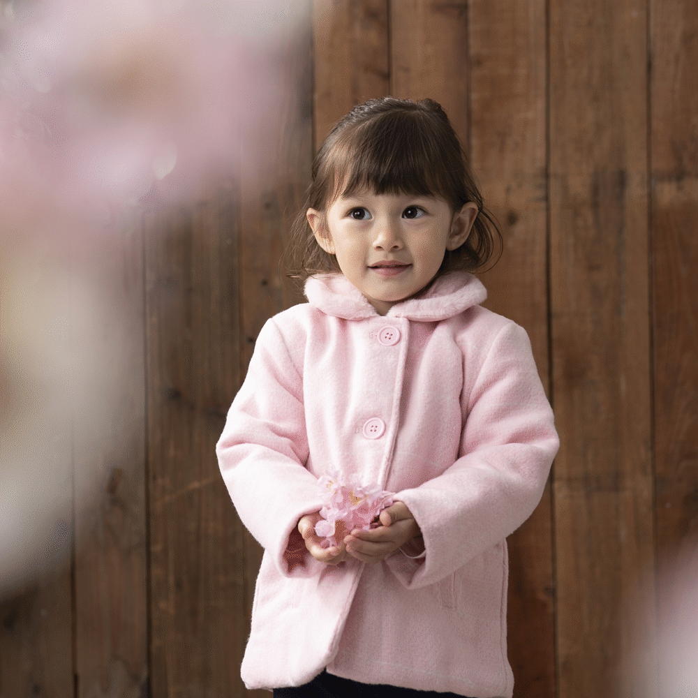 【Little Me】粉色格子外套/上衣/長褲