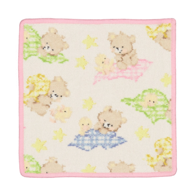 【feiler】可愛泰迪方巾(25x25)／2色