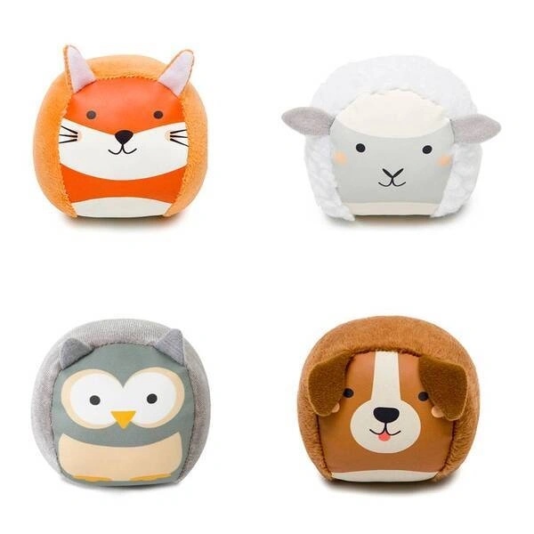 【Little big friends】可愛動物皮球四件組/農場動物