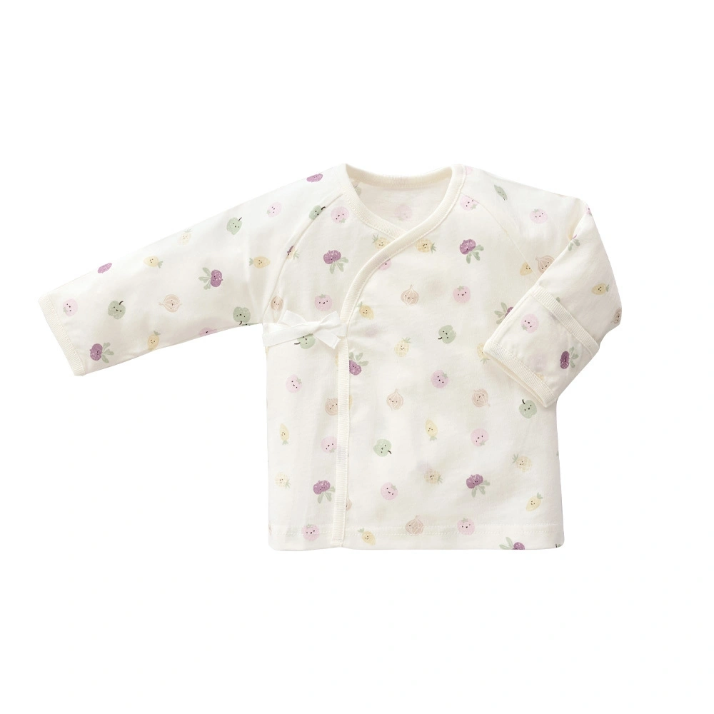 【Baby City娃娃城】有機棉長袖肚衣/水果