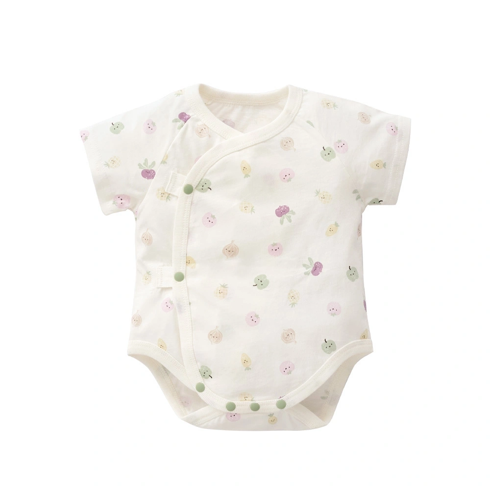 【Baby City娃娃城】有機棉短袖初生連身衣/水果